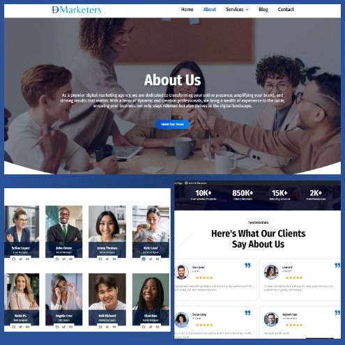 Digital Marketing Website - Additional View